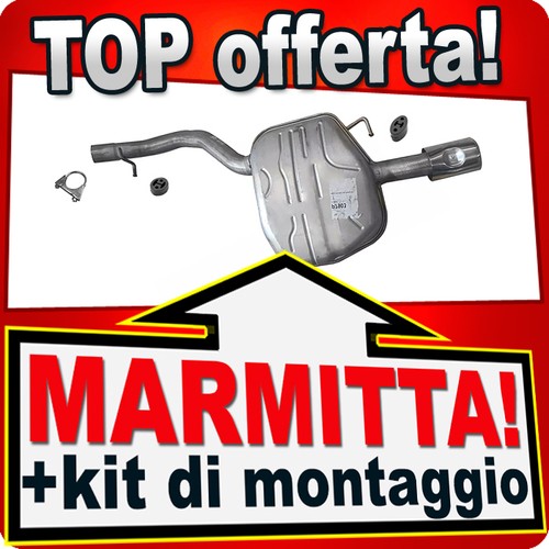 Silenziatore posteriore per - silenziatore,