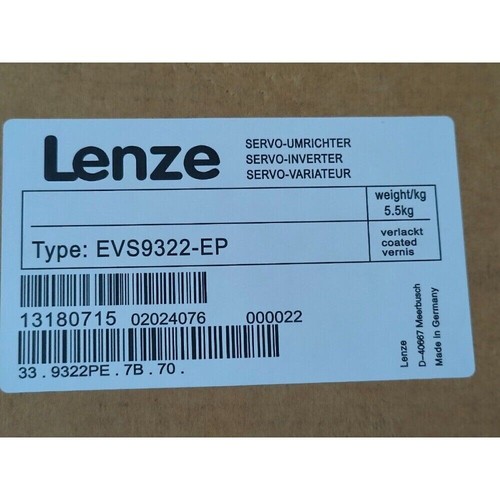 New sealed lenze evs9322 - new,
