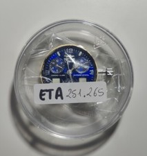 ETA 251.265 Movement Meccanismo FUNZIONANATE Quartz Very Rare + Dial + Sfere