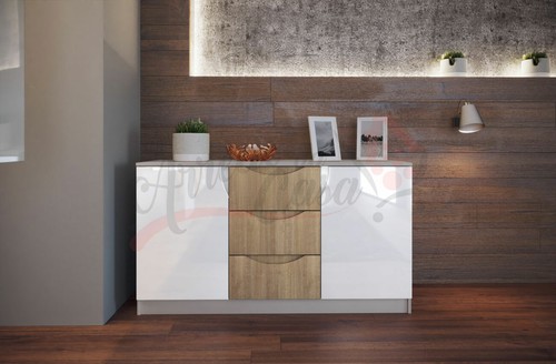 Madia moderna laccata bianco - moderna,