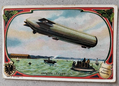 Dirigibile zeppelin estratto - dirigibile,