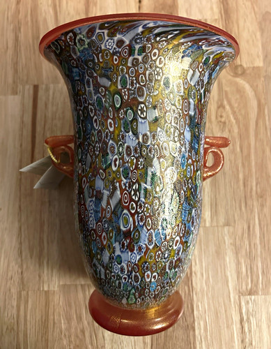 Vaso gambaro poggi murano - vaso,