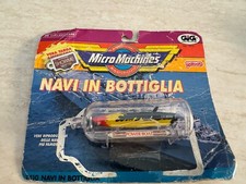MicroMachines Gig Galoob navi in bottiglia Power Boat 1990 da collezione