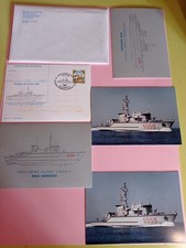 Lotto Cartoline Annullo cerimonia consegna bandiera cacciamine nave Viareggio 96