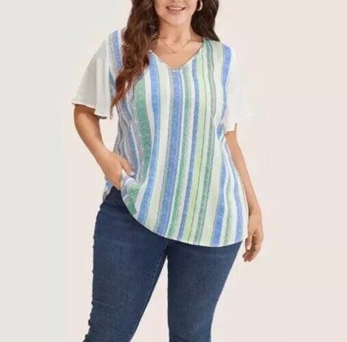Blusa bloomchic scollo v - blusa, a