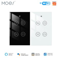 MOES 2 velocità WiFi RF interruttore tenda intelligente tapparelle tapparelle timer Alexa Google