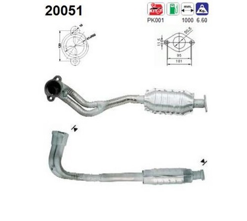 105 catalizzatore per - kw,