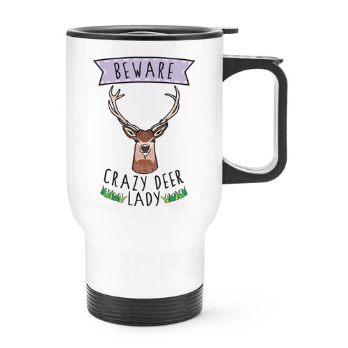 Tazza viaggio beware crazy - da,