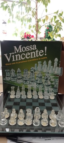 Scacchiera vetro lucido - scacchiera, in