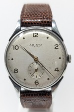 Orologio Arista jumbo anni 60 mechanical watch swiss made oversize 15 rubini