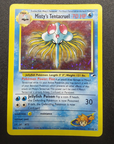 Misty tentacruel holo gym - tentacruel,