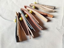 Collana etnica in cuoio e