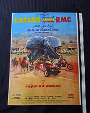 POSTER RALLY ATLAS MAROCCO