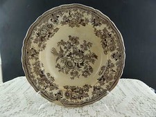 ANTICO PIATTO FONDO COLLEZIONE ASIATIC PHEASANTS INGLESE YORKSHIRE METÀ 1800 #SF