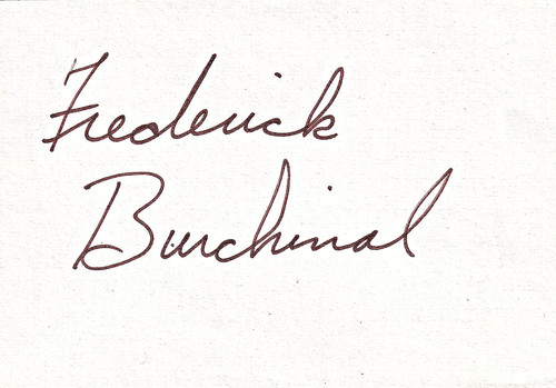 Biglietto autografo