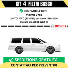 KIT BOSCH 4 Filtri tagliando