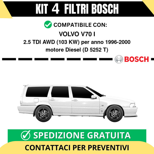 Kit bosch filtri - kit, 4