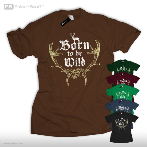 Shirt cacciatore born be - t-shirt, to
