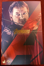 HOT TOYS Avengers 2 Age of Ultron MMS289 Hawkeye Jeremy Renner 12" Brown Box