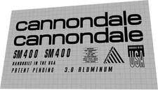 SET DECALCOMANIE Cannondale