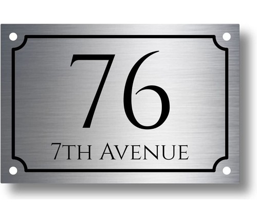 Numero civico laminato - in,
