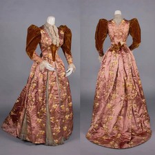 Abito da sera vittoriano 1890