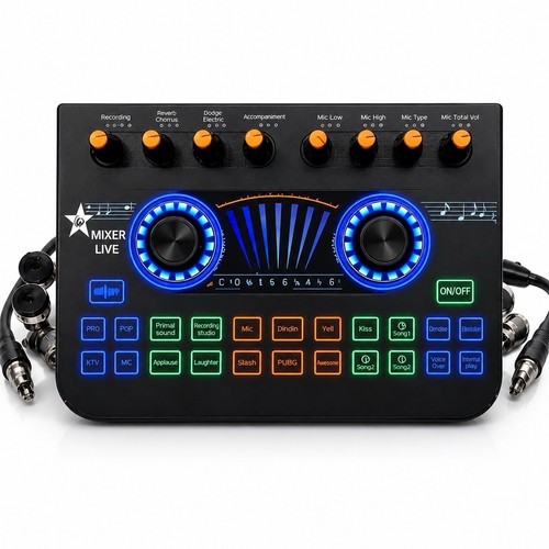 Mixer audio scheda audio live