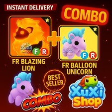 ? FR Blazing Lion + FR Palloncino Unicorno - Pet Combo|Venditore di fiducia