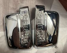 Coppia copri specchietti cromati decorativi con scritta per Ford Connect 10-14