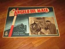 FOTOBUSTA,L'Angelo del male,La Bête humaine,JEAN GABIN,Jean Renoir.,Emile Zola