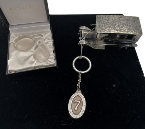 Portachiavi bulgari argento - bulgari, in