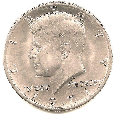 Mezzo dollaro kennedy 1971 - 1971,