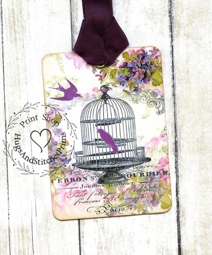 French floral bird - french, cage