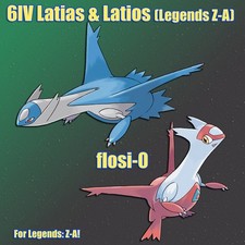 6IV Shiny Latios & Latias