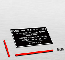 ADESIVO FILTRO ARIA FRAM SAS