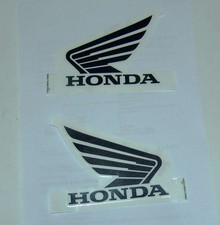 COPPIA ADESIVI SERBATOIO HONDA CBF 600 FAIRING 2009 NERI AD770248