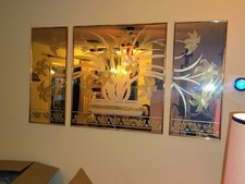 Set di 3 specchi trittico anni