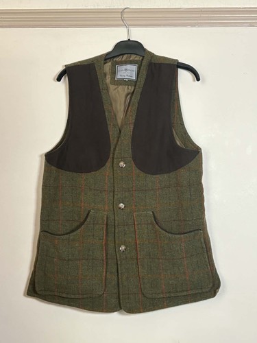 Gilet tiro tweed da uomo - in,