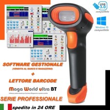 LETTORE DI CODICI A BARRE + GESTIONE MAGAZZINO E VENDITA AL BANCO SOFTWARE