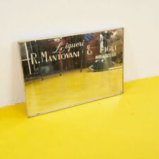 specchio serigrafato liquori r.mantovani e figli mirabello ferrara, cornice i...