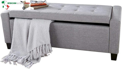 Cassapanca pouf contenitore - cassapanca,