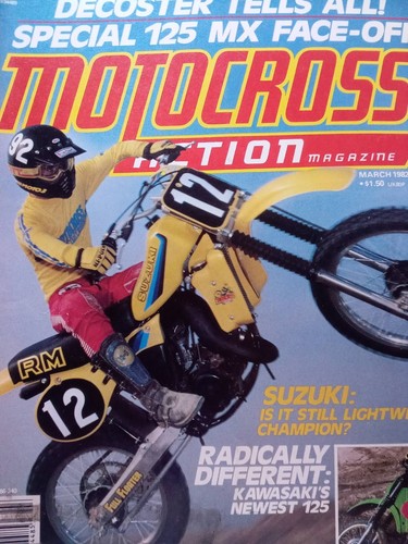 March 1982 issue motocross - march,