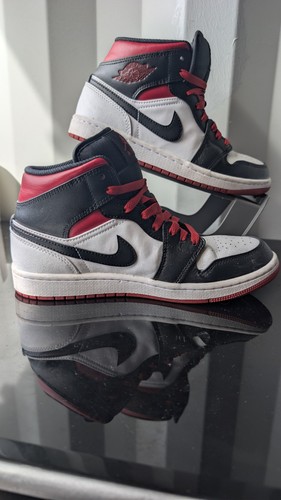 Nike air jordan mid white - 1,