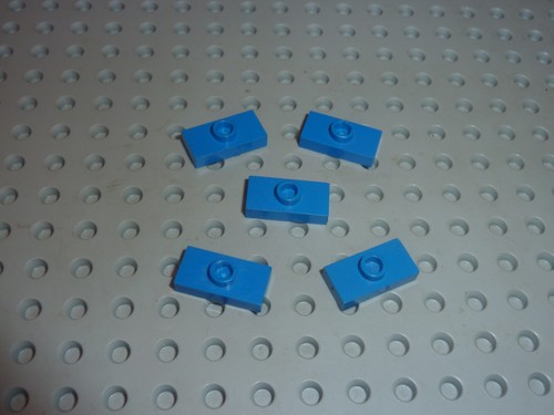 Lego bleu plate - bleu, ref