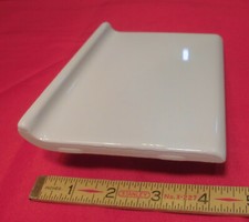 1 pz. Top Bullnose bianco