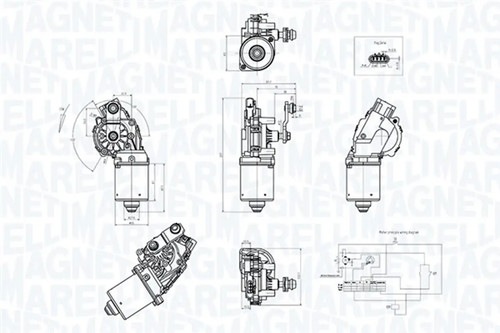 Motore tergicristallo magneti - motore,