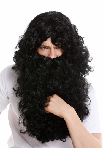 Parrucca barba set - , deluxe