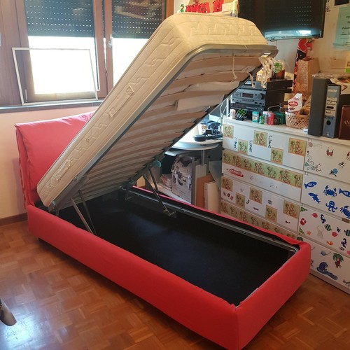 Letto singolo contenitore - letto,