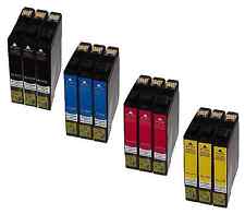 12 cartucce stampante per Epson Stylus DX6050 DX7400 DX7000f DX7450 DX8450 DX9400F.