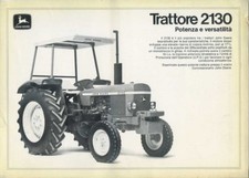 DEPLIANT BROCHURE PROSPEKT TRATTORE JOHN DEERE 2130 (L1)